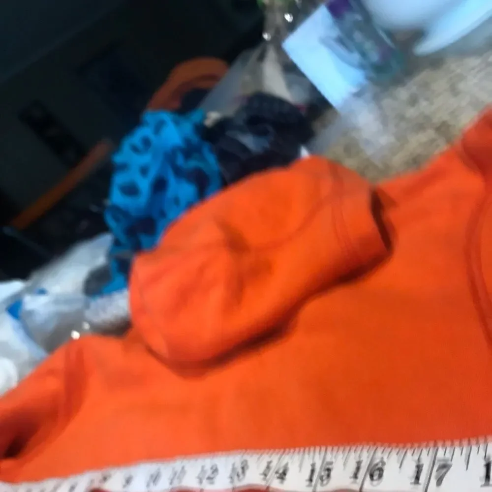 Children’s place boys size large orange hoodie graphic